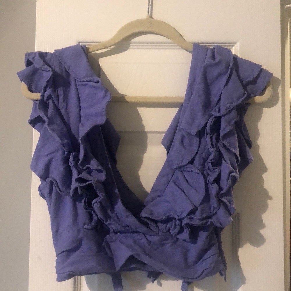 Blue mini top